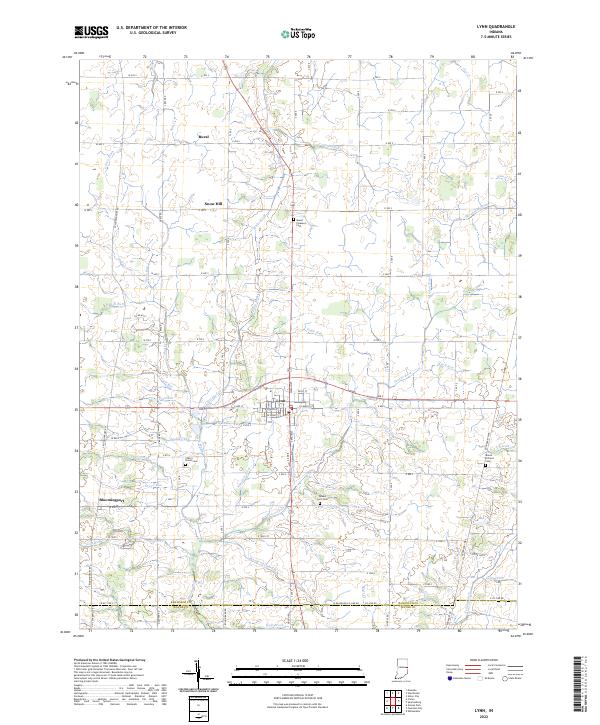 Lynn topographic map thumbnail