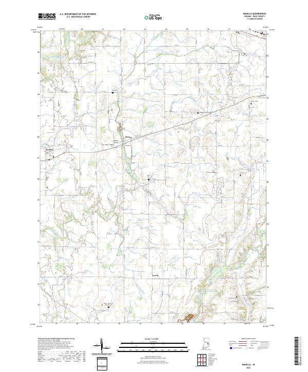 Manilla topographic map thumbnail