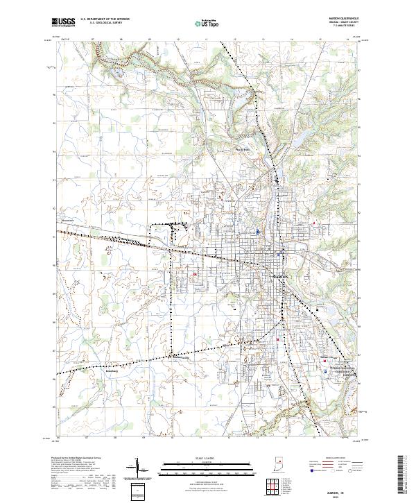 Marion topographic map thumbnail