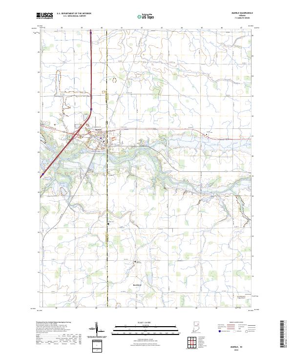 Markle topographic map thumbnail