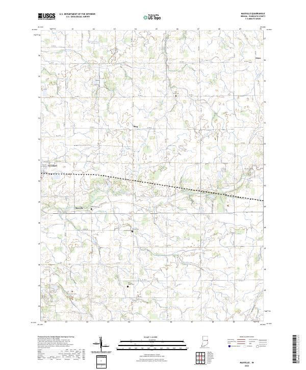 Maxville topographic map thumbnail