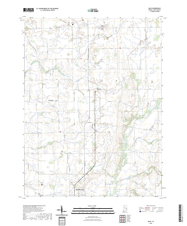 Mays topographic map thumbnail