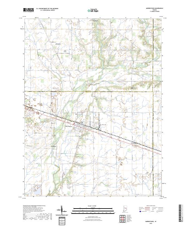 Morristown topographic map thumbnail