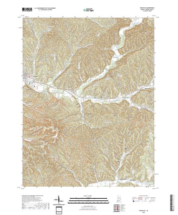 Nashville topographic map thumbnail