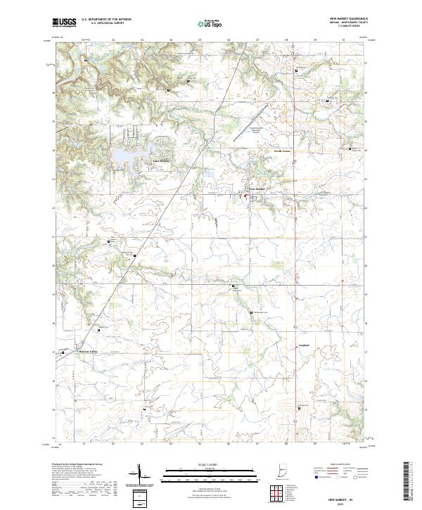 New Market topographic map thumbnail