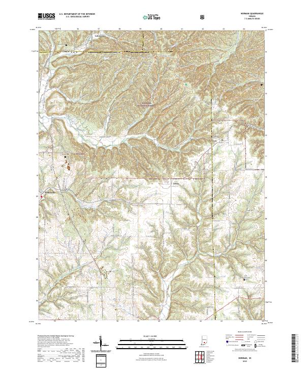 Norman topographic map thumbnail