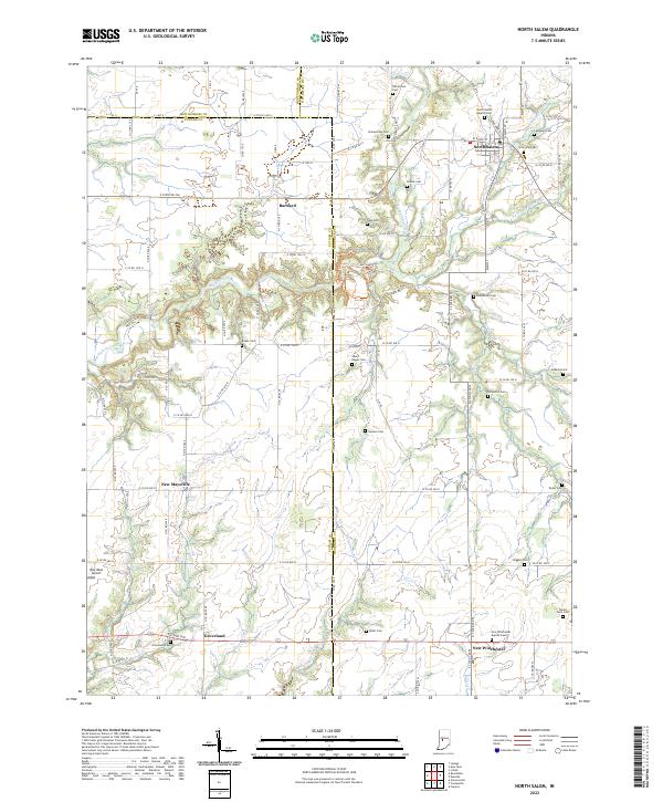 North Salem topographic map thumbnail