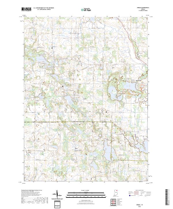 Ormas topographic map thumbnail