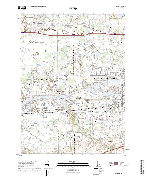 Osceola topographic map thumbnail