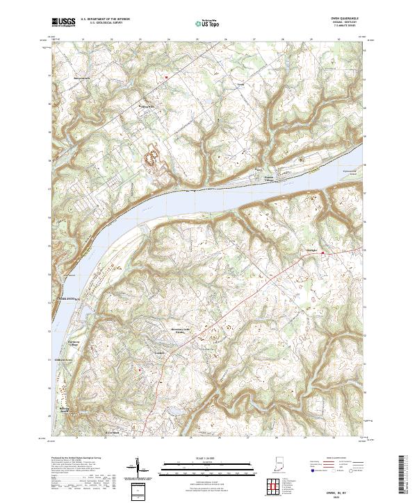 Owen topographic map thumbnail