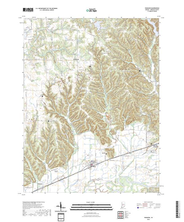 Paragon topographic map thumbnail