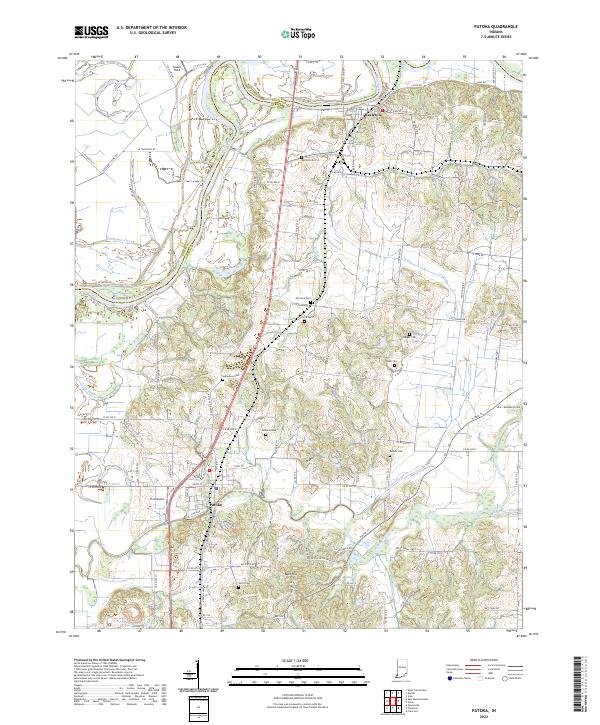 Patoka topographic map thumbnail