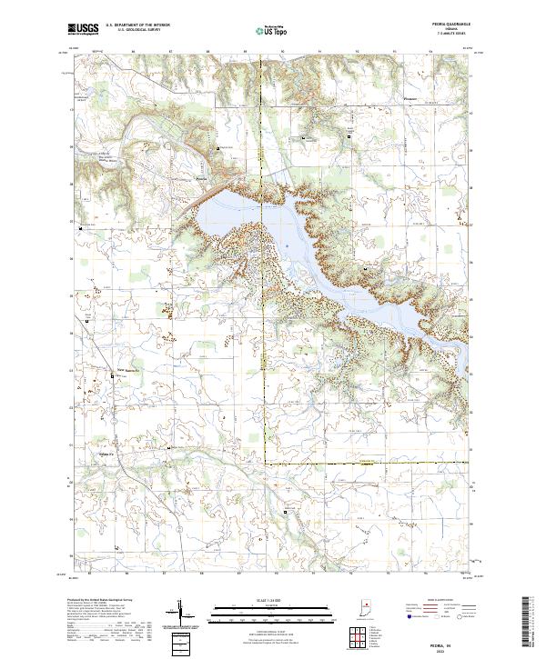 Peoria topographic map thumbnail