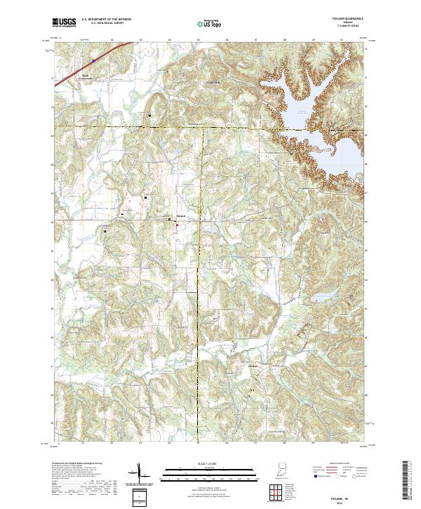 Poland 2022 topographic map thumbnail