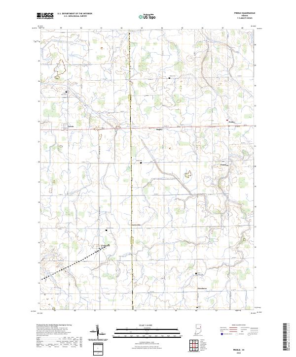 Preble 2022 topographic map preview