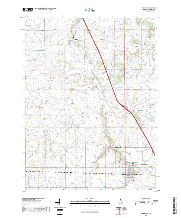 Remington 2022 topographic map thumbnail