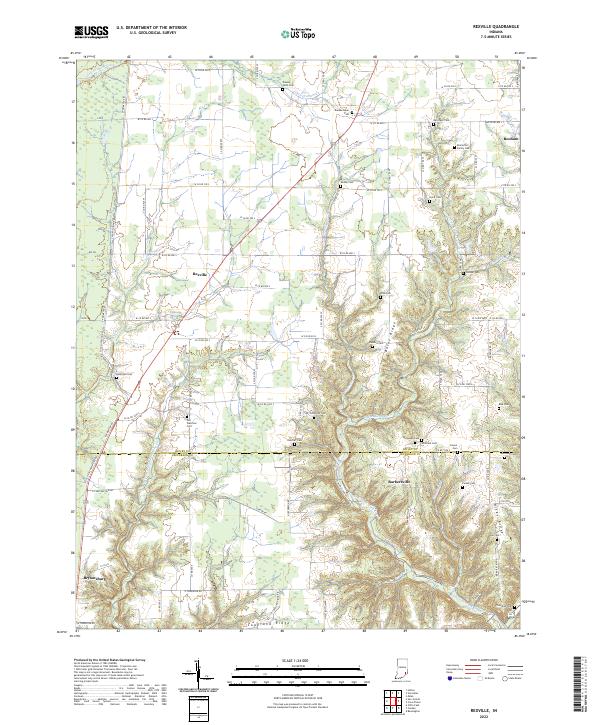 Rexville 2022 topographic map preview
