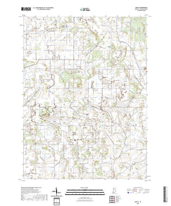 Ripley 2022 topographic map thumbnail
