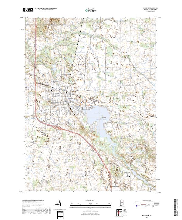 Rochester 2022 topographic map thumbnail