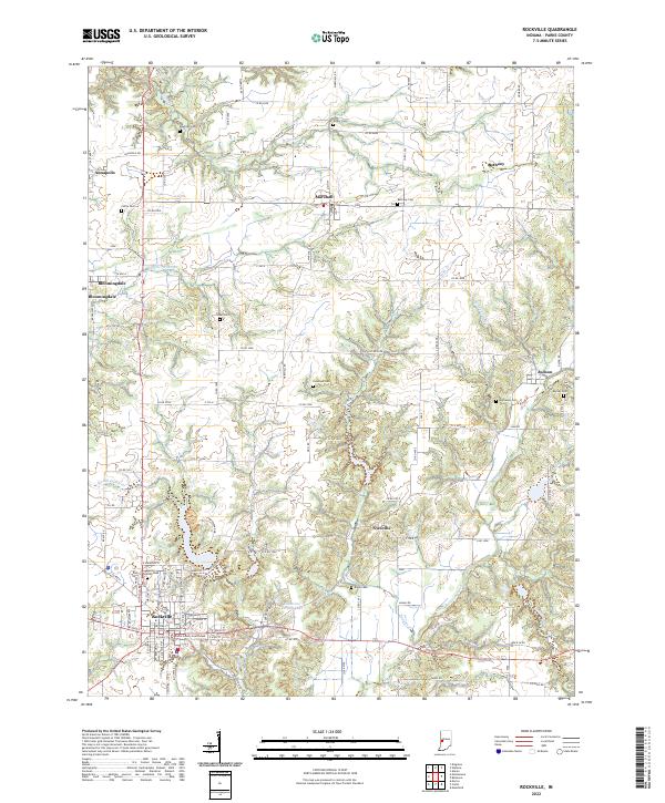 Rockville 2022 topographic map thumbnail