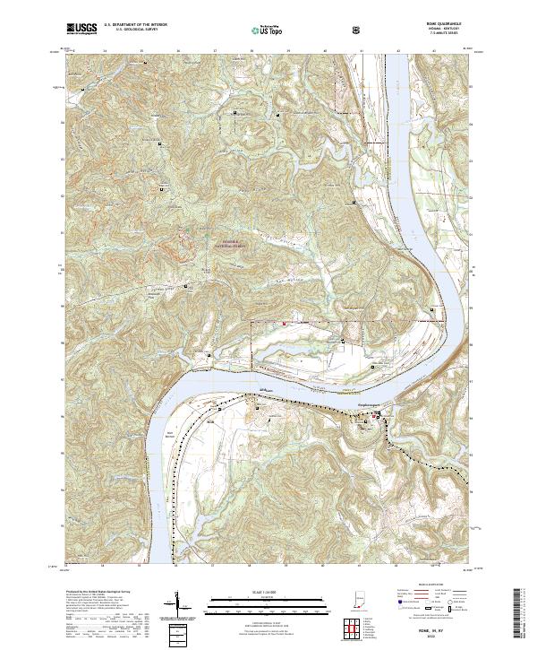 Rome 2022 topographic map thumbnail