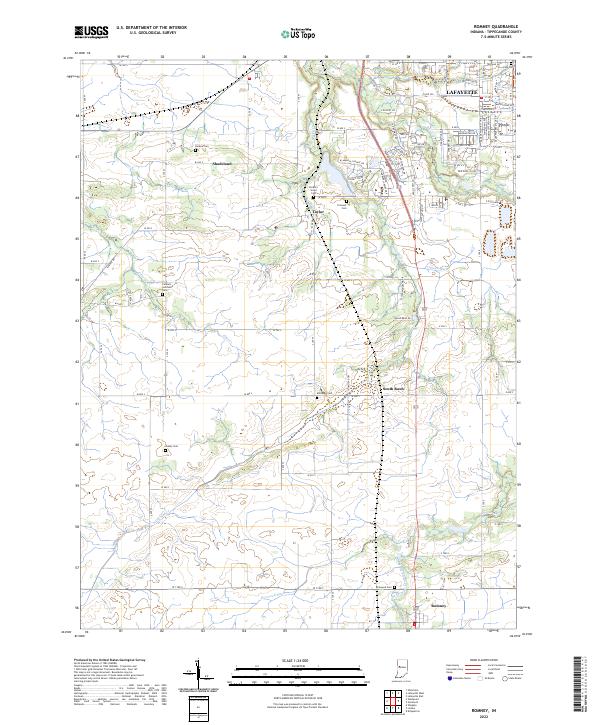 Romney 2022 topographic map thumbnail