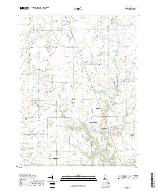 Rosston topographic map thumbnail