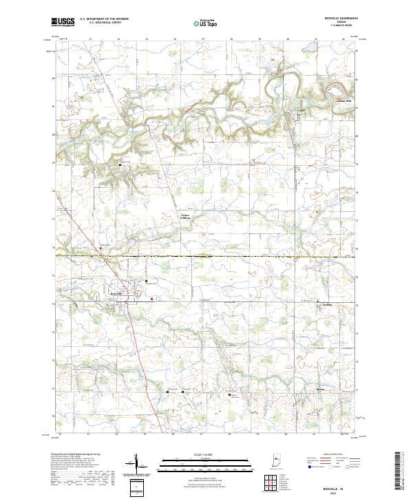 Rossville 2022 topographic map thumbnail