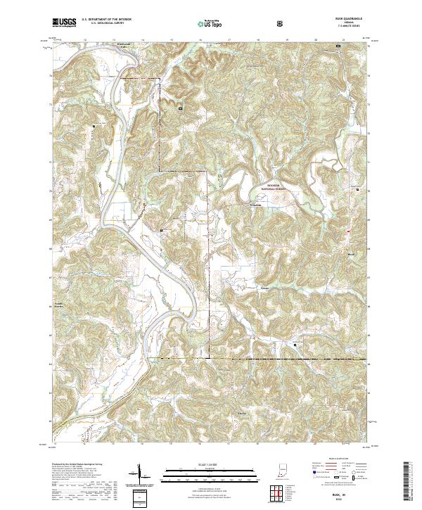 Rusk 2022 topographic map thumbnail
