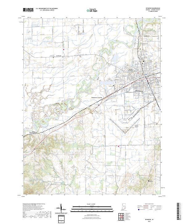 Seymour 2022 topographic map thumbnail