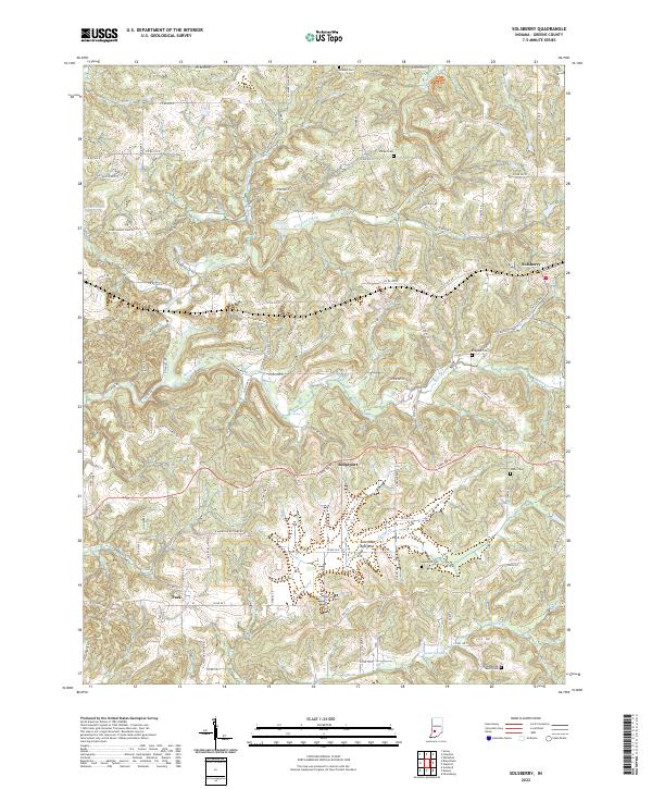 Solsberry 2022 topographic map thumbnail
