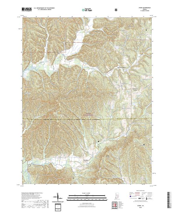 Story 2022 topographic map thumbnail