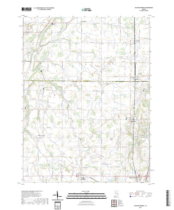 Sulphur Springs topographic map thumbnail