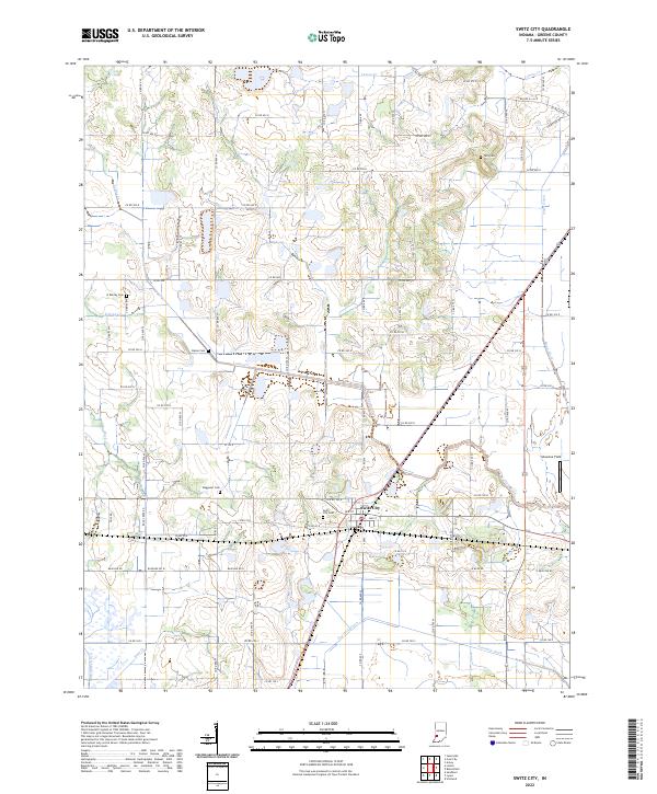 Switz City 2022 topographic map thumbnail