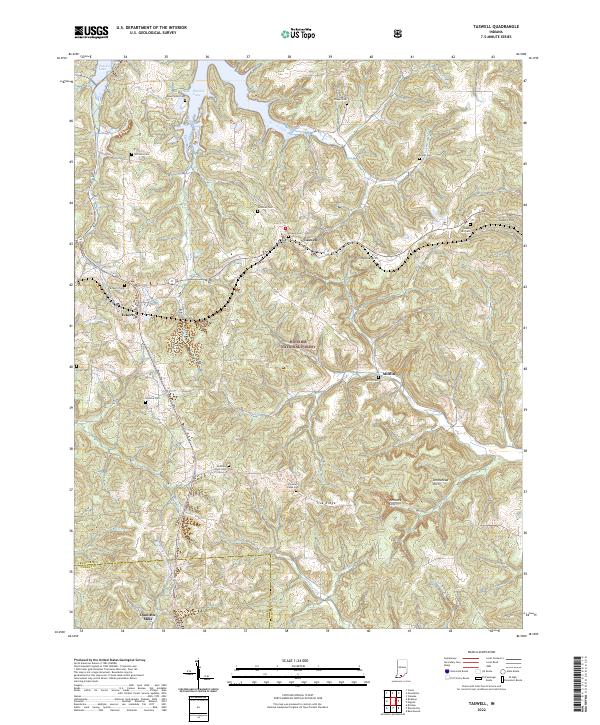 Taswell 2022 topographic map thumbnail
