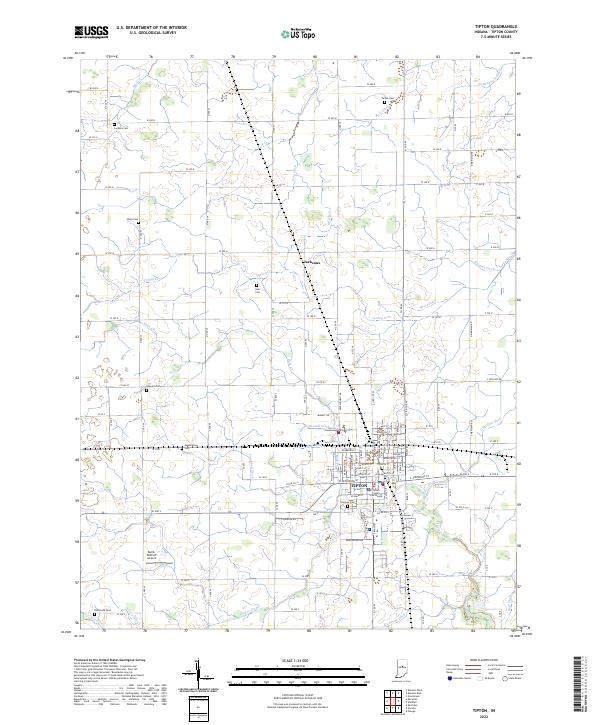 Tipton 2022 topographic map thumbnail