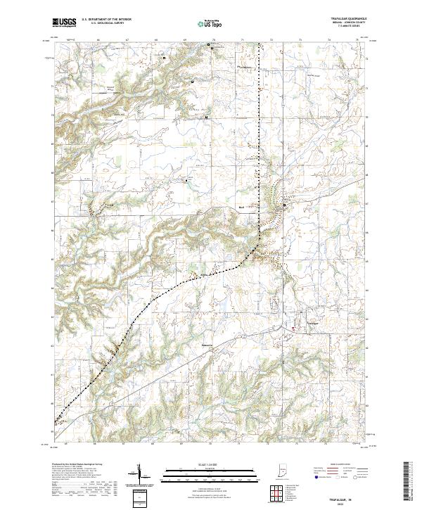 Trafalgar 2022 topographic map thumbnail