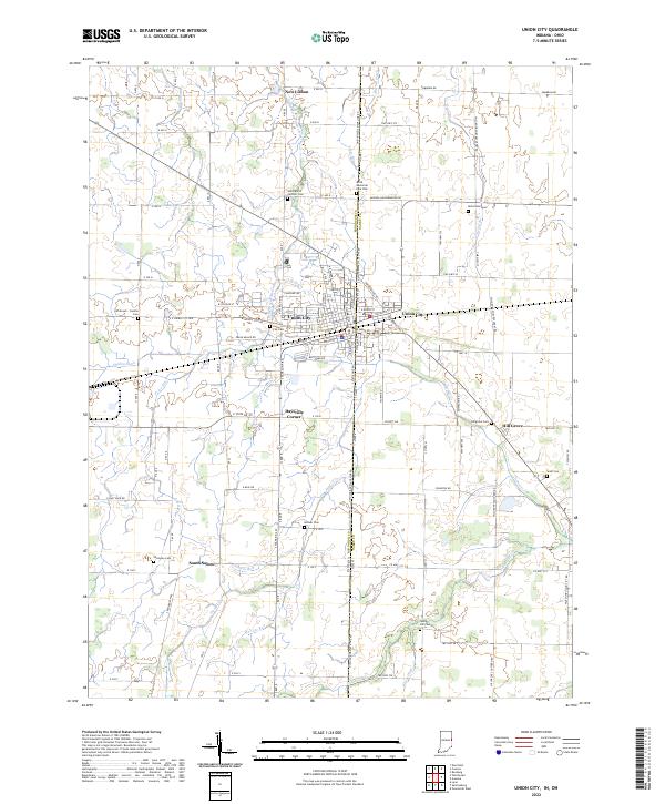 Union City topographic map thumbnail