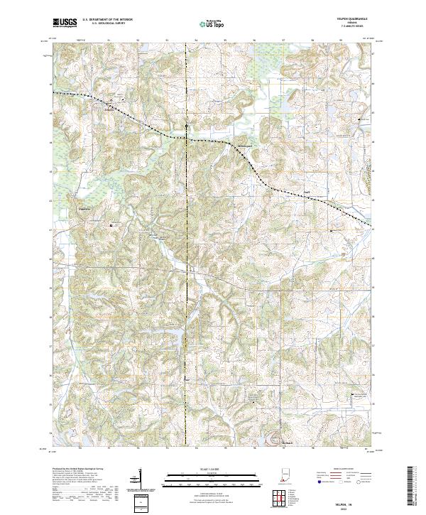 Velpen 2022 topographic map thumbnail