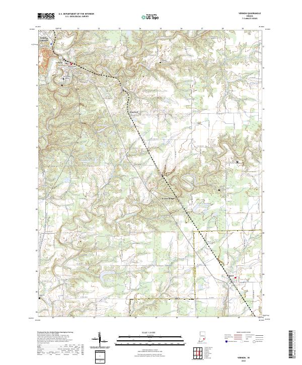 Vernon 2022 topographic map thumbnail