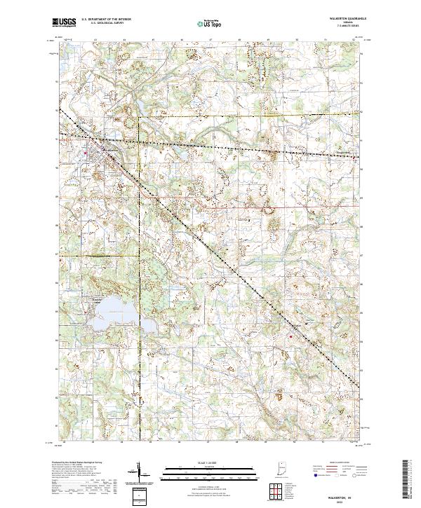 Walkerton 2022 topographic map thumbnail