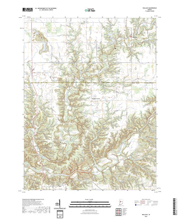 Wallace 2022 topographic map thumbnail