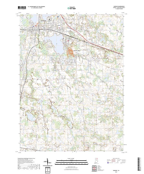 Warsaw 2022 topographic map thumbnail