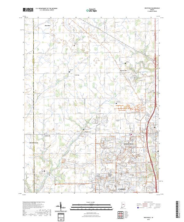 Westfield 2022 topographic map thumbnail