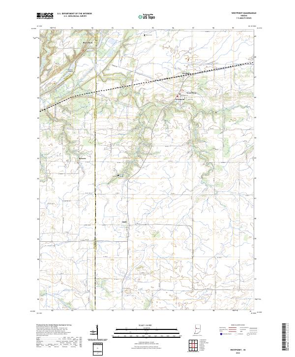 Westpoint 2022 topographic map thumbnail