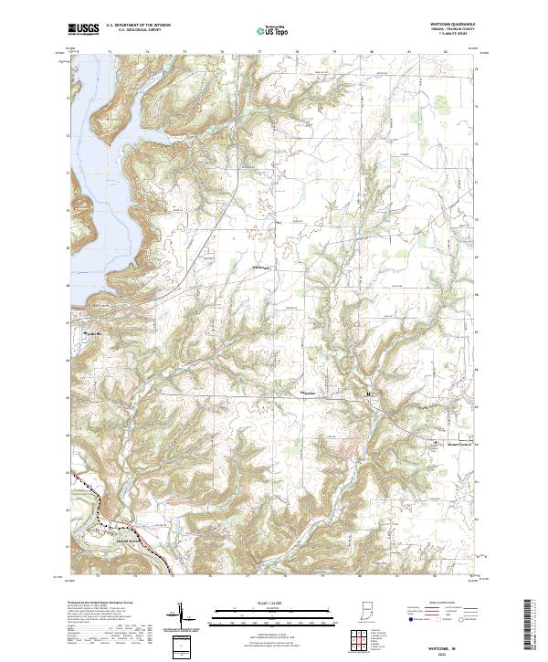 Whitcomb 2022 topographic map thumbnail
