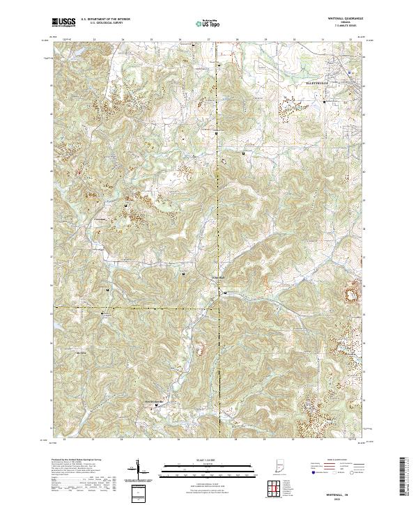 Whitehall 2022 topographic map thumbnail