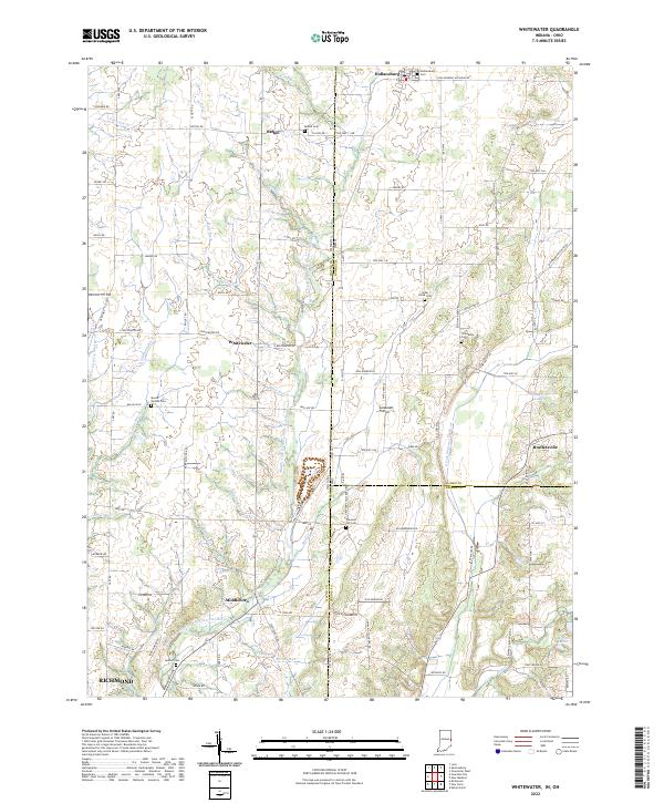 Whitewater 2022 topographic map thumbnail