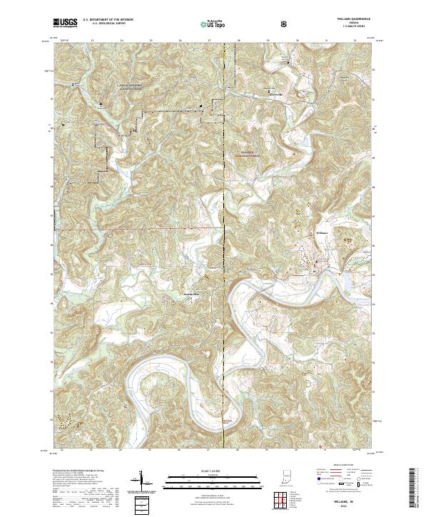 Williams 2022 topographic map thumbnail