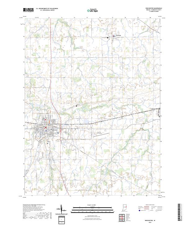 Winchester 2022 topographic map thumbnail